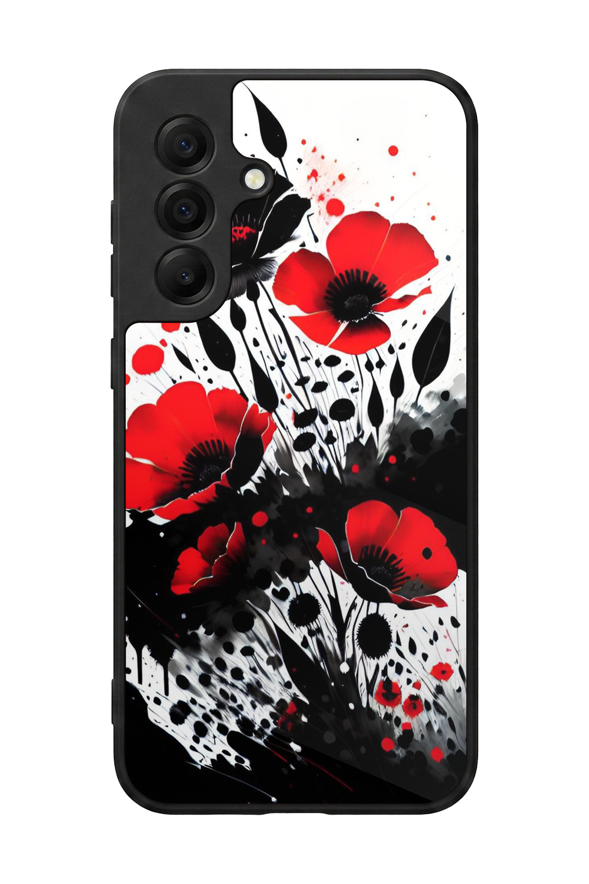 Samsung Galaxy A17 Uyumlu Floral Tasarımlı Glossy Premium Kılıf