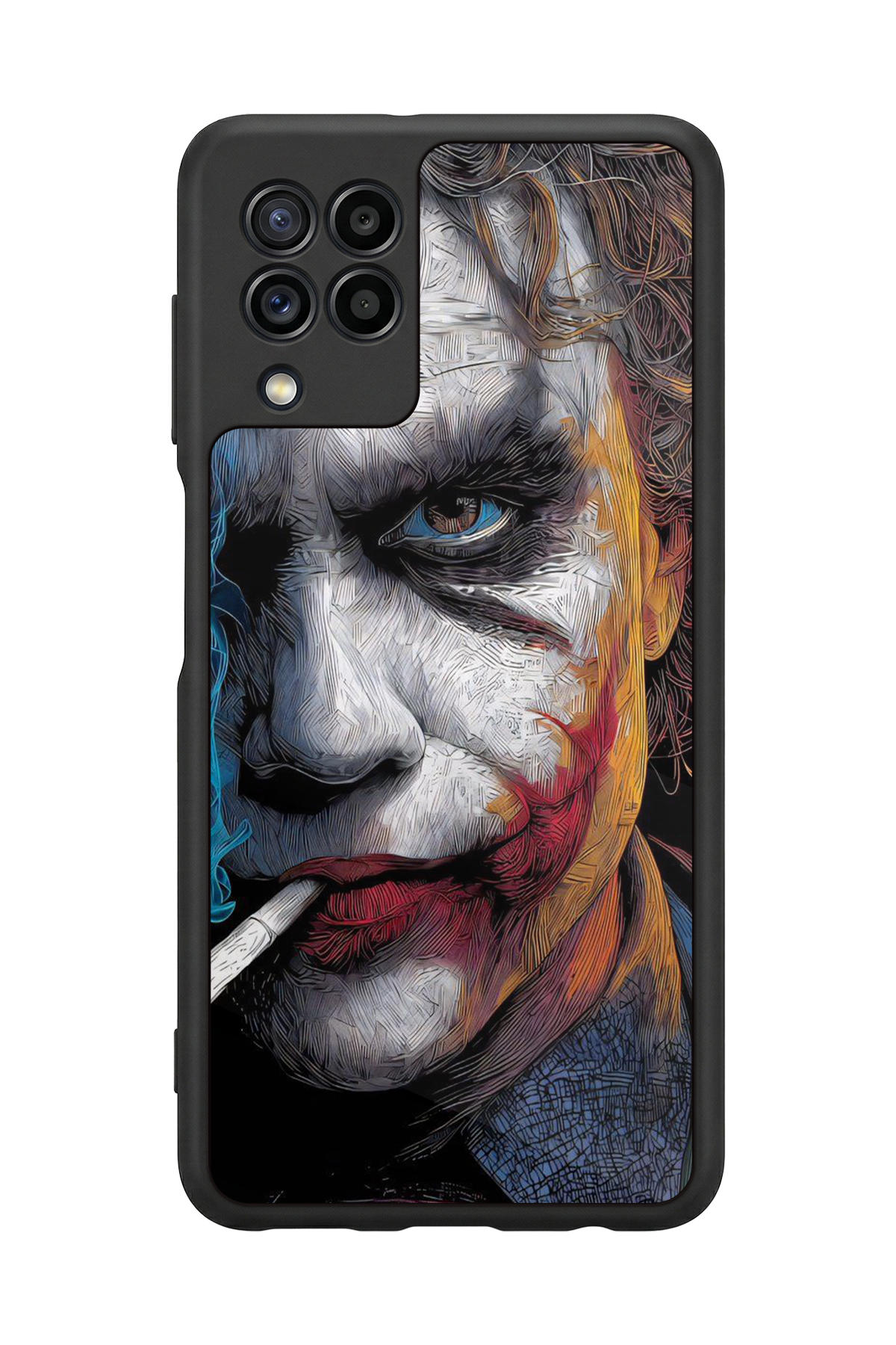 Samsung Galaxy M22 Uyumlu Joker Tasarımlı Glossy Premium Kılıf