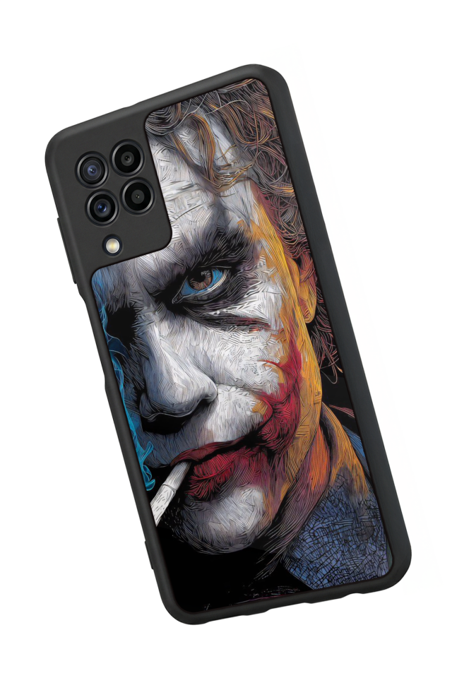 Samsung Galaxy M22 Uyumlu Joker Tasarımlı Glossy Premium Kılıf