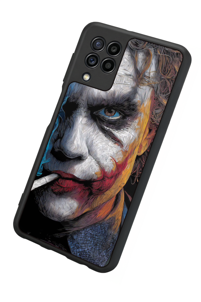 Samsung Galaxy M22 Uyumlu Joker Tasarımlı Glossy Premium Kılıf