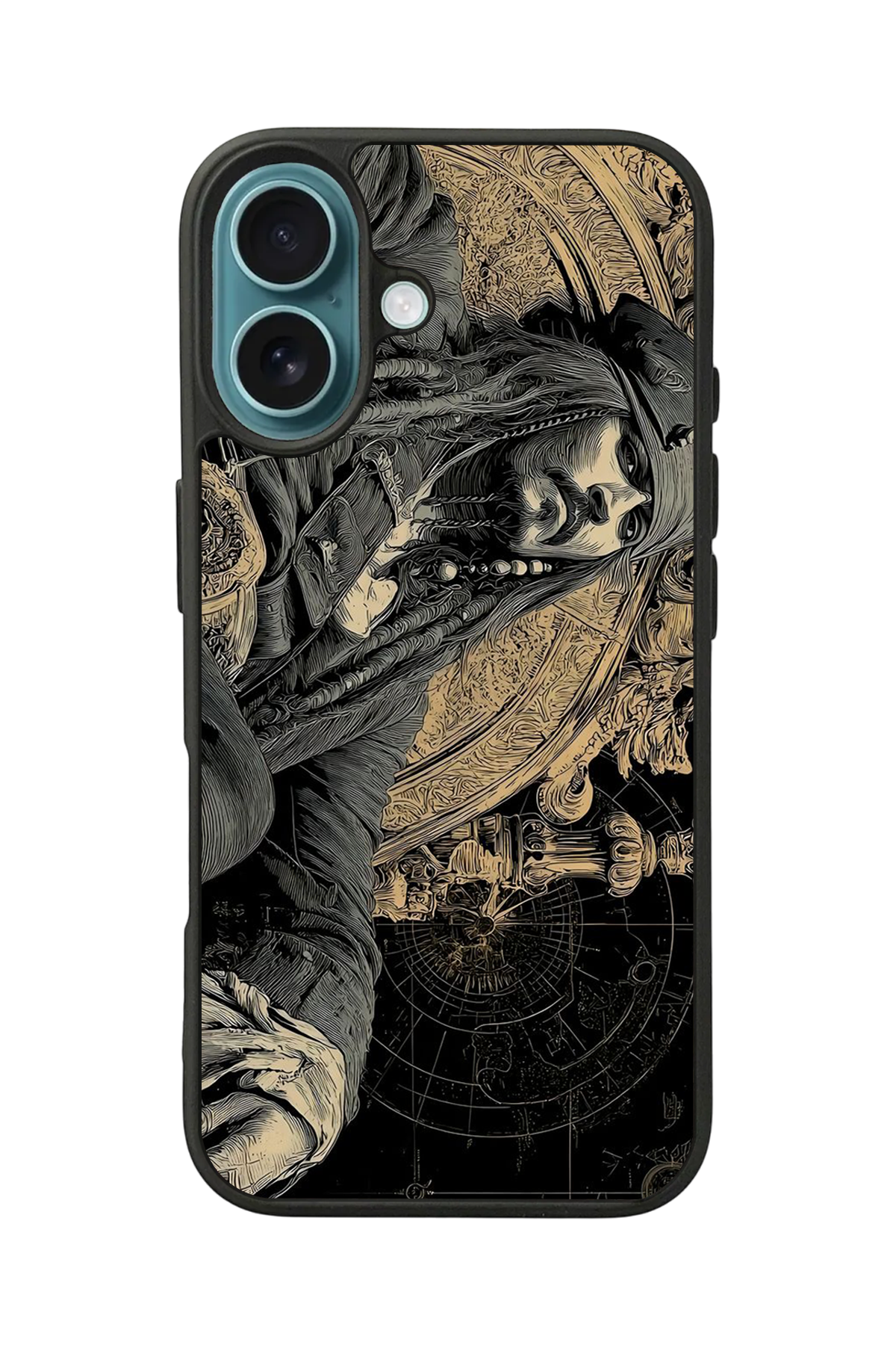 iPhone 16 Plus Uyumlu Korsan Tasarımlı Glossy Premium Kılıf