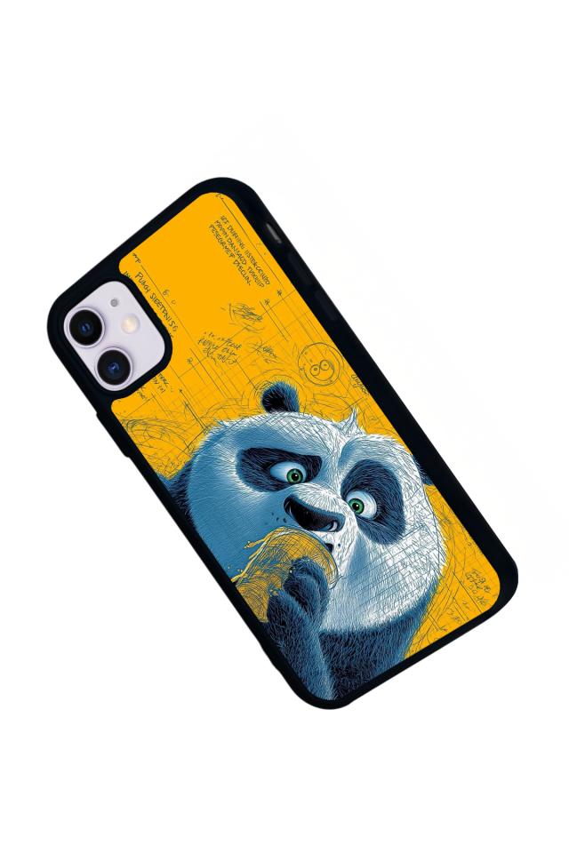 iPhone 11 Uyumlu Kung Fu Panda Tasarımlı Glossy Premium Kılıf