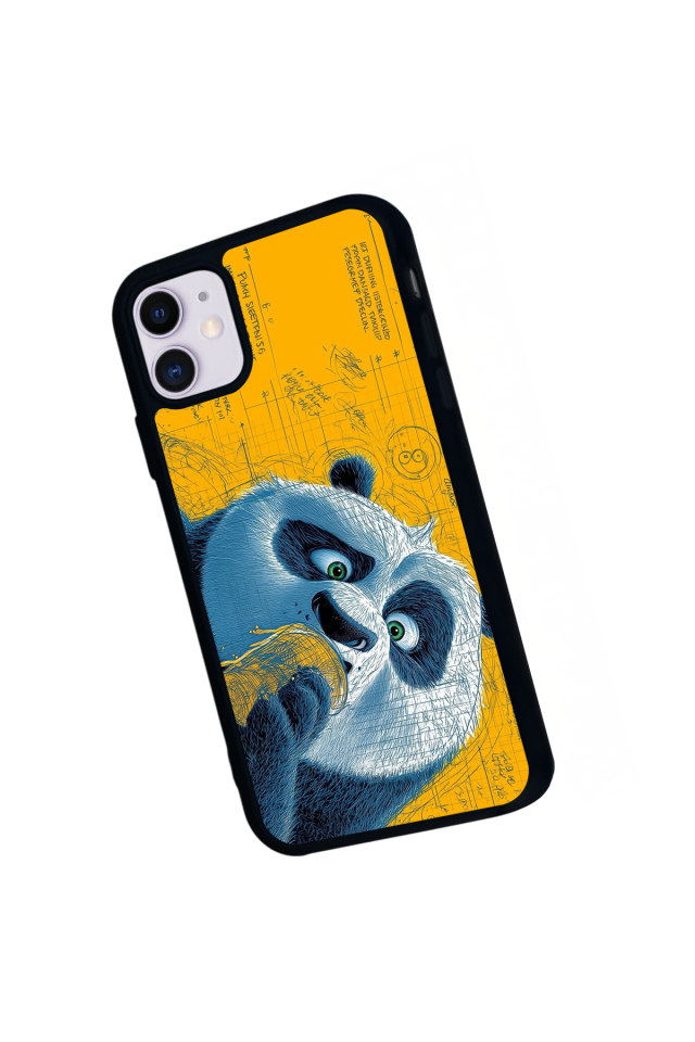 iPhone 11 Uyumlu Kung Fu Panda Tasarımlı Glossy Premium Kılıf