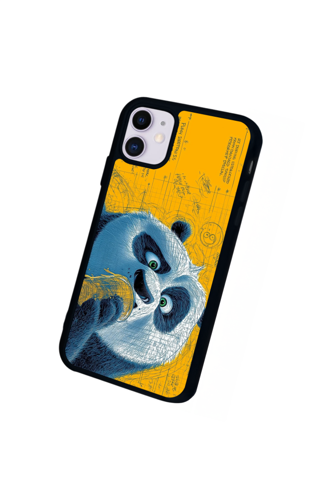 iPhone 11 Uyumlu Kung Fu Panda Tasarımlı Glossy Premium Kılıf