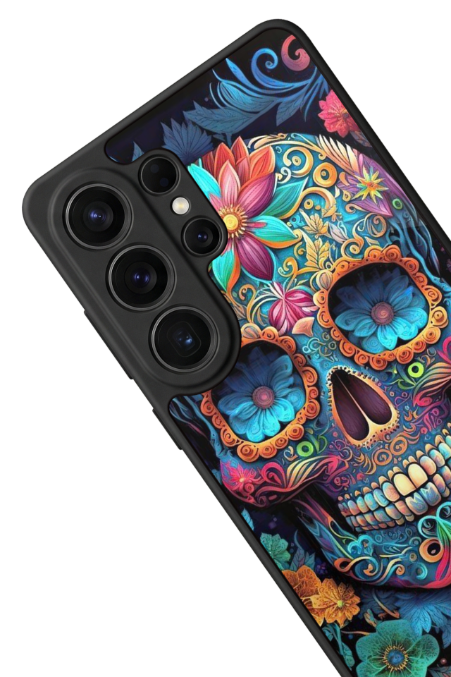 Samsung Galaxy S26 Ultra Uyumlu KuruKafa Tasarımlı Glossy Premium Kılıf