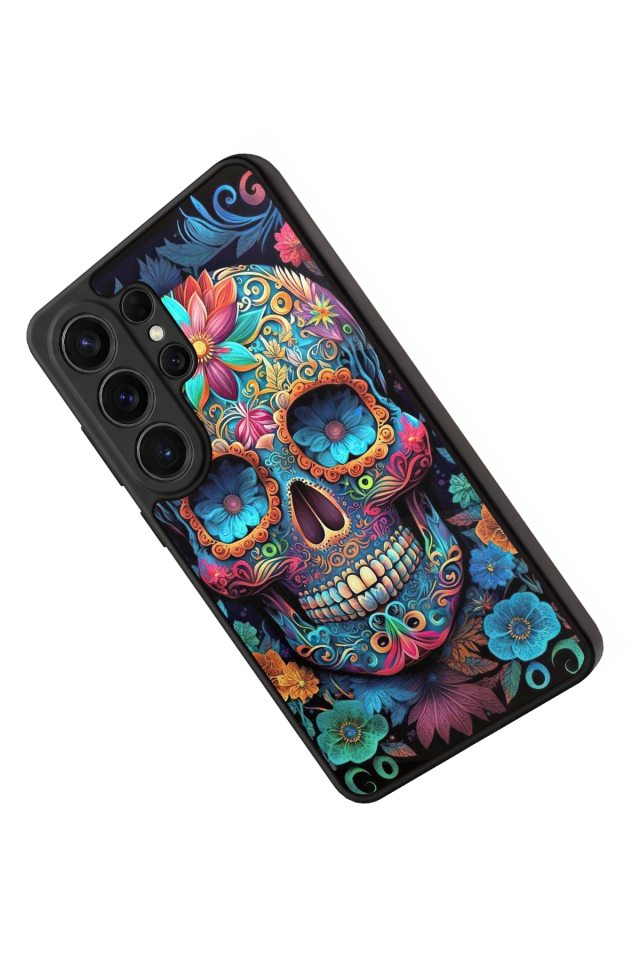 Samsung Galaxy S26 Ultra Uyumlu KuruKafa Tasarımlı Glossy Premium Kılıf