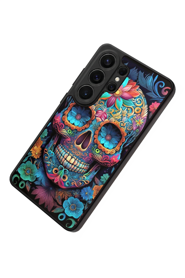 Samsung Galaxy S26 Ultra Uyumlu KuruKafa Tasarımlı Glossy Premium Kılıf