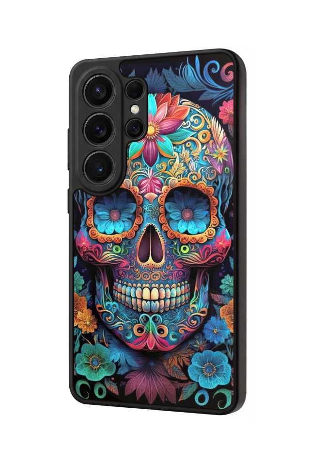 Samsung Galaxy S26 Ultra Uyumlu KuruKafa Tasarımlı Glossy Premium Kılıf