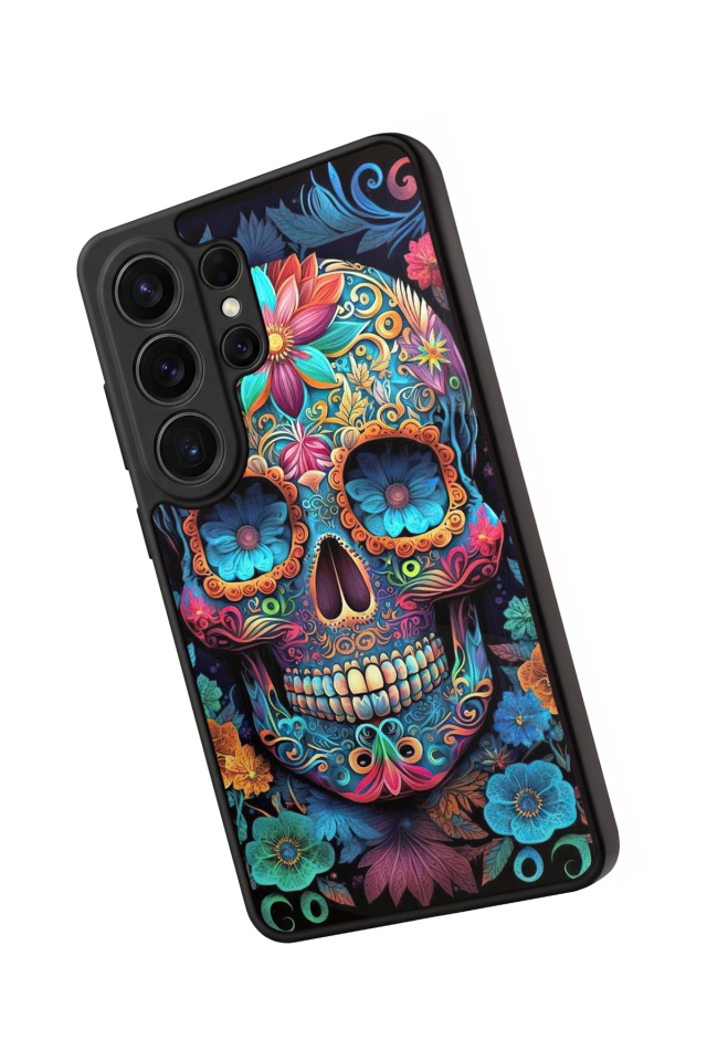 Samsung Galaxy S26 Ultra Uyumlu KuruKafa Tasarımlı Glossy Premium Kılıf