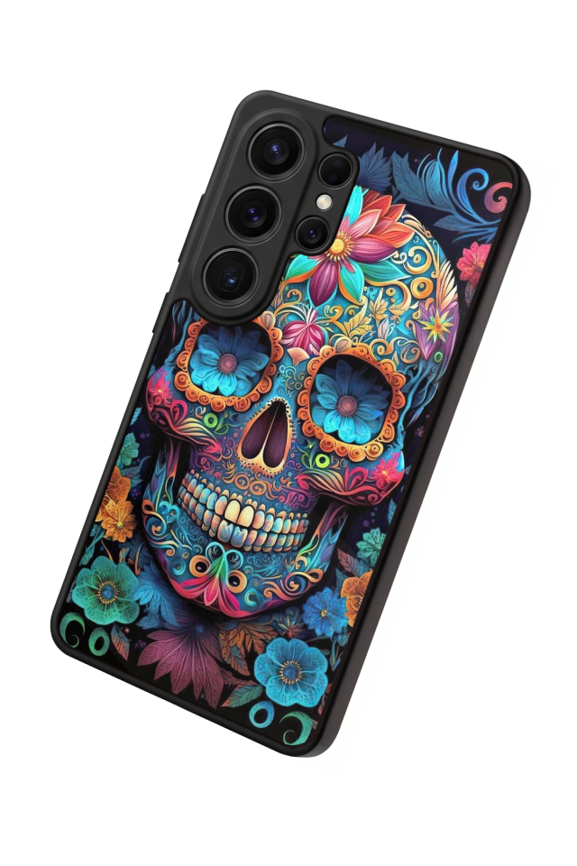 Samsung Galaxy S26 Ultra Uyumlu KuruKafa Tasarımlı Glossy Premium Kılıf