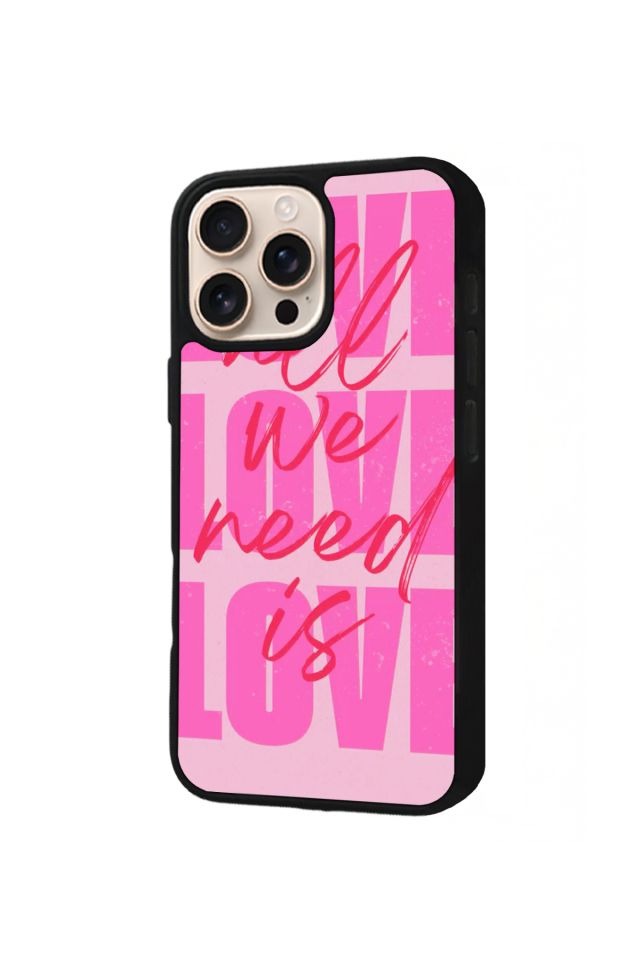 iPhone 14 Pro Uyumlu Love Tasarımlı Glossy Premium Kılıf