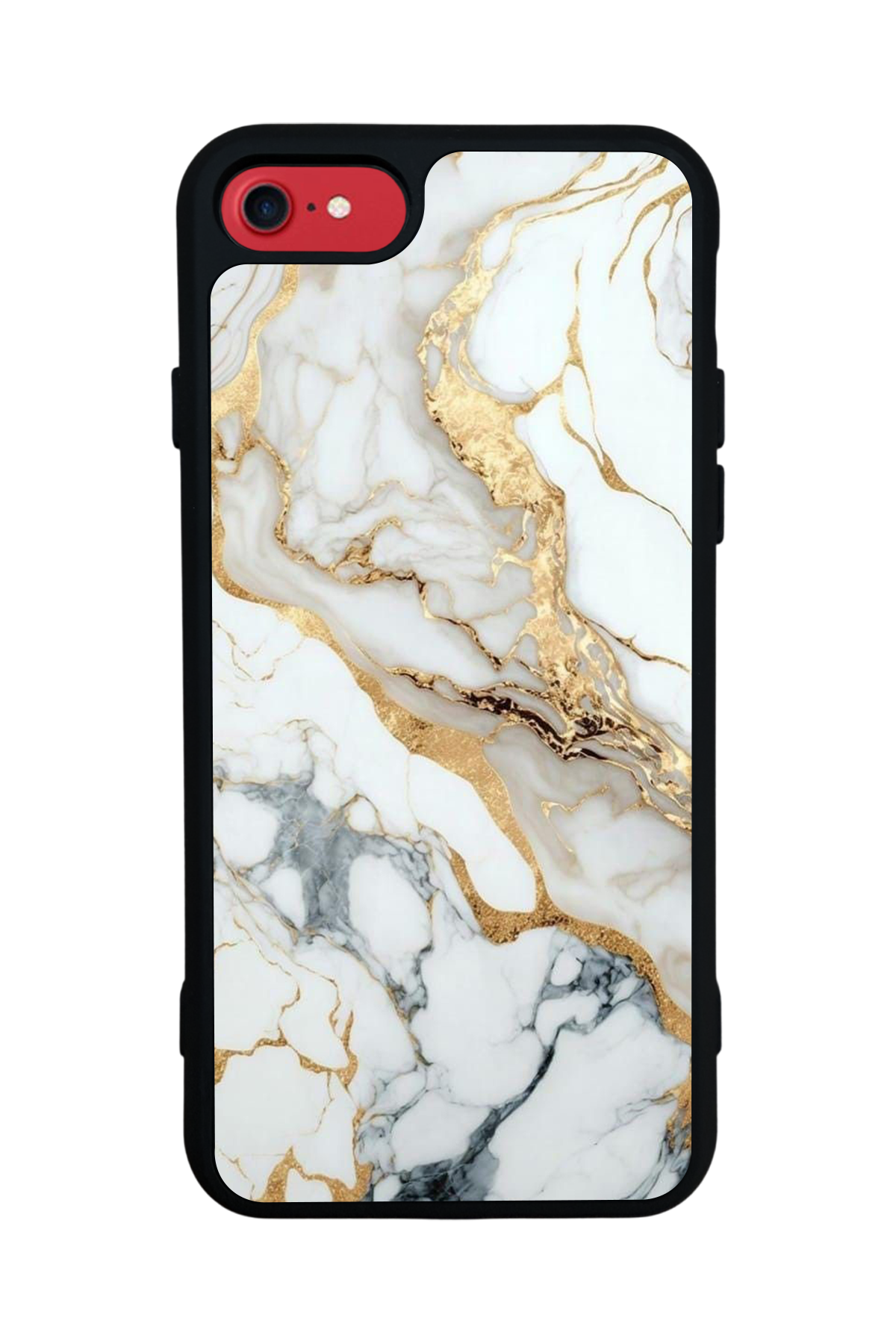 iPhone 7 Uyumlu Mermer Marble Tasarımlı Glossy Premium Kılıf
