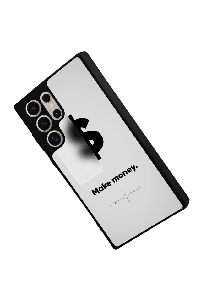 Samsung Galaxy S22 Ultra Uyumlu Money Para Tasarımlı Glossy Premium Kılıf