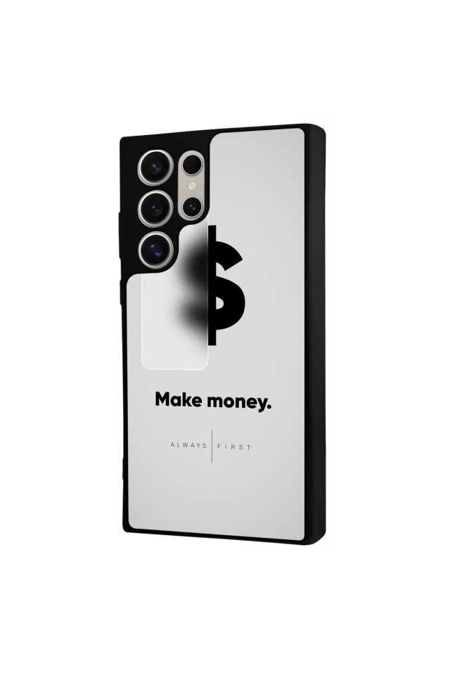 Samsung Galaxy S22 Ultra Uyumlu Money Para Tasarımlı Glossy Premium Kılıf