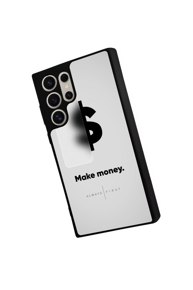 Samsung Galaxy S22 Ultra Uyumlu Money Para Tasarımlı Glossy Premium Kılıf