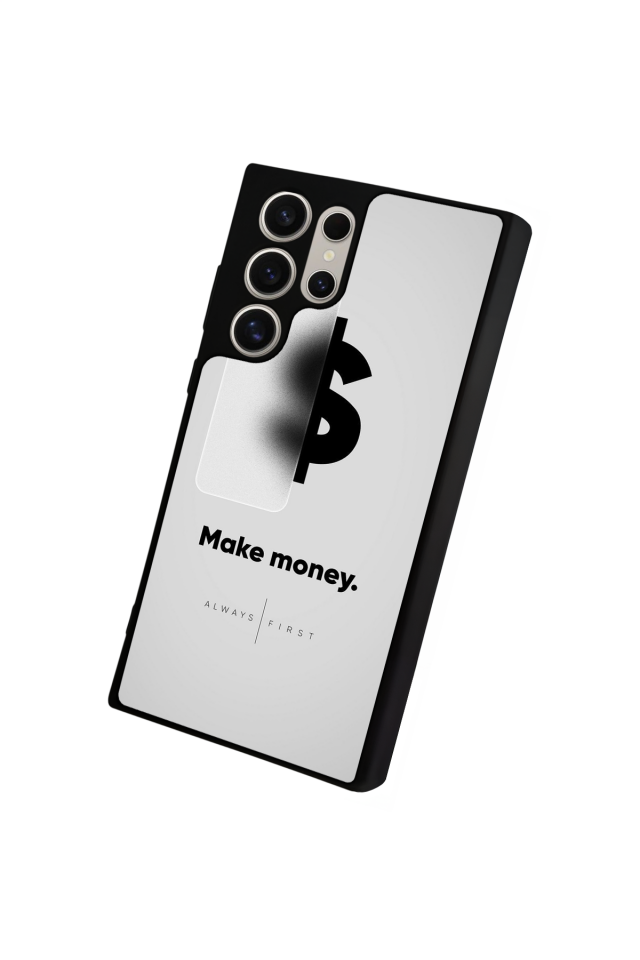 Samsung Galaxy S22 Ultra Uyumlu Money Para Tasarımlı Glossy Premium Kılıf