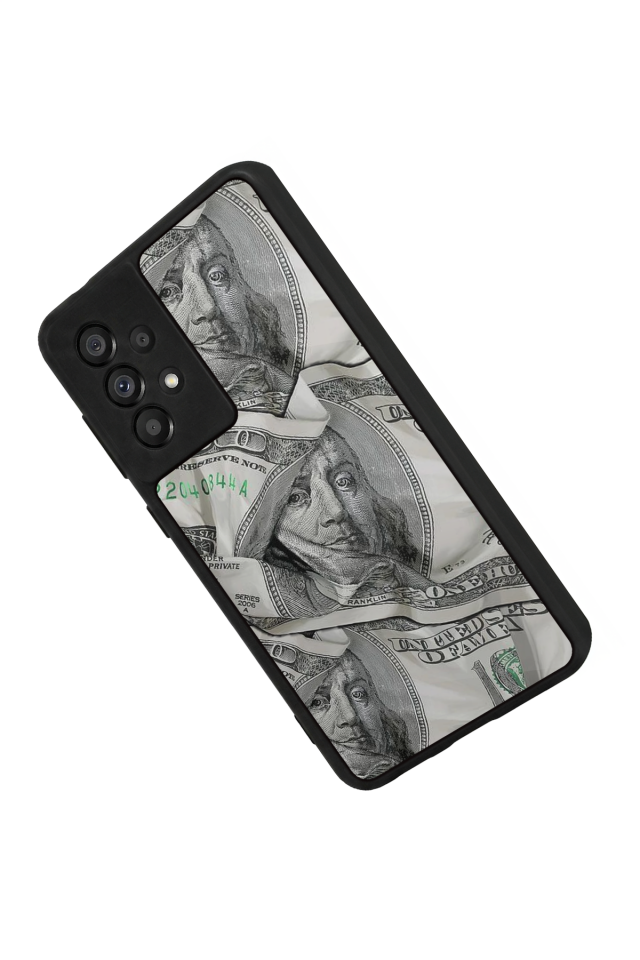 Samsung Galaxy A73 Uyumlu Money Para Tasarımlı Glossy Premium Kılıf