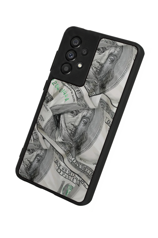 Samsung Galaxy A73 Uyumlu Money Para Tasarımlı Glossy Premium Kılıf