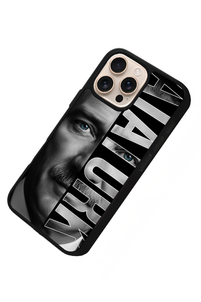 iPhone 14 Pro Uyumlu Mustafa Kemal Ataturk Tasarımlı Glossy Premium Kılıf