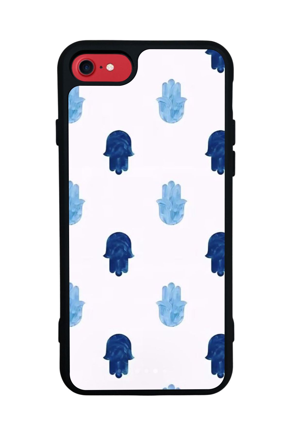 iPhone SE Uyumlu Nazar Tasarımlı Glossy Premium Kılıf