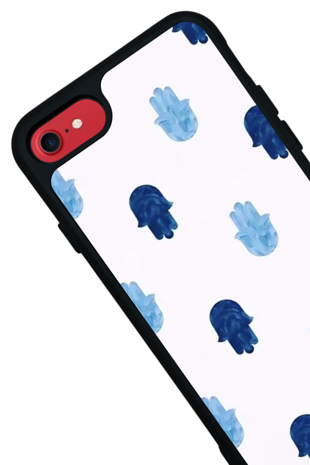 iPhone SE Uyumlu Nazar Tasarımlı Glossy Premium Kılıf