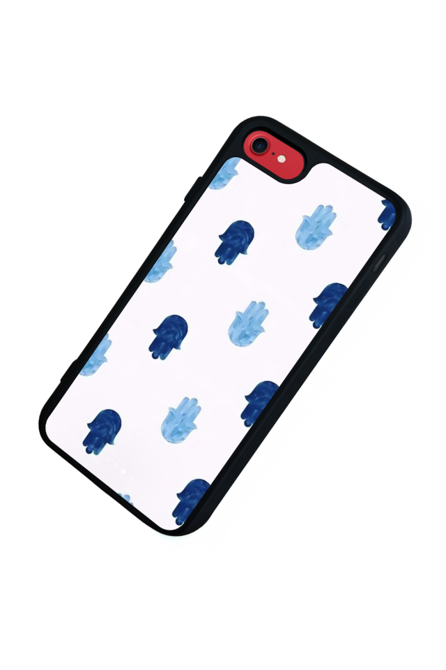 iPhone SE Uyumlu Nazar Tasarımlı Glossy Premium Kılıf