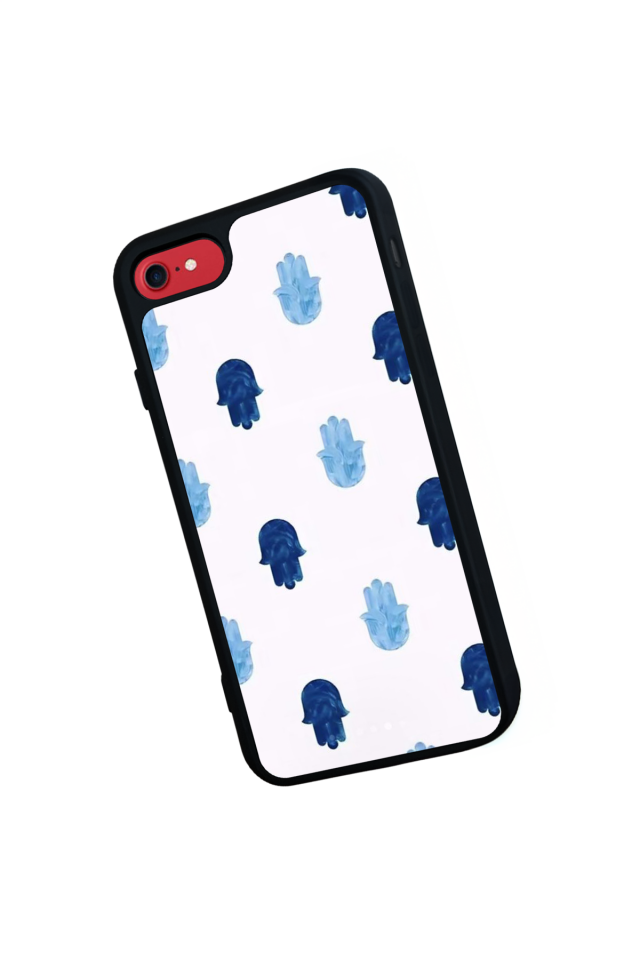 iPhone SE Uyumlu Nazar Tasarımlı Glossy Premium Kılıf