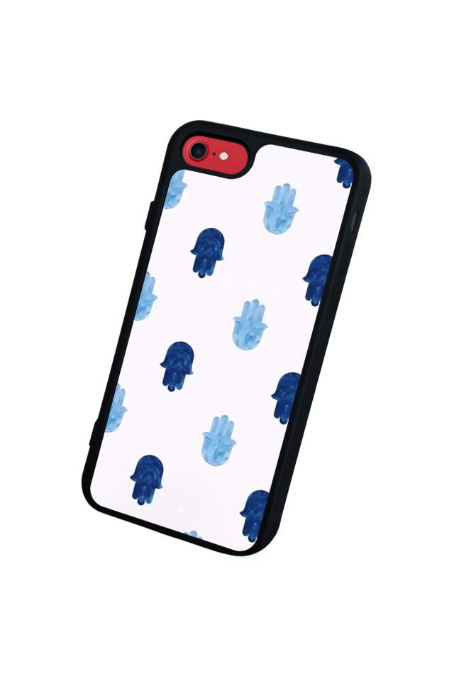 iPhone SE Uyumlu Nazar Tasarımlı Glossy Premium Kılıf