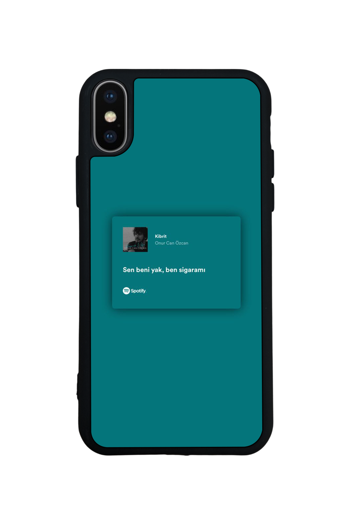iPhone XS Max Uyumlu Sarki Sozleri Tasarımlı Glossy Premium Kılıf