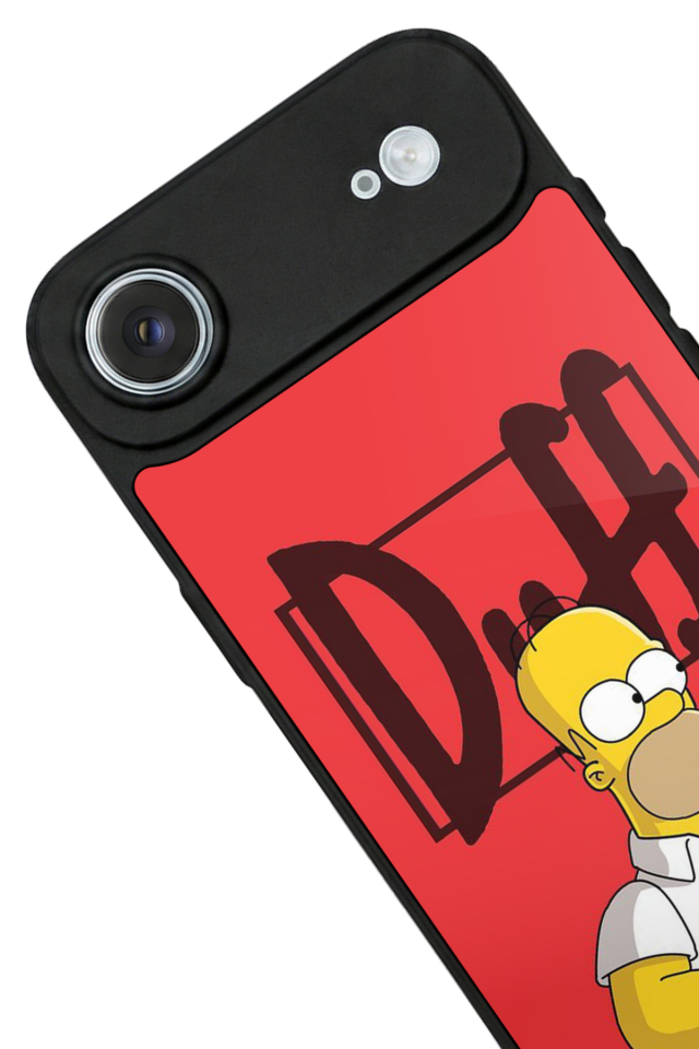 iPhone 17 Air Uyumlu The Simpsons Tasarımlı Glossy Premium Kılıf