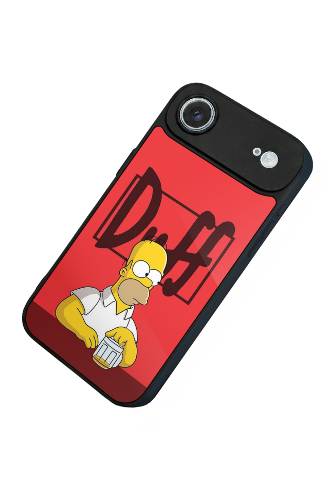 iPhone 17 Air Uyumlu The Simpsons Tasarımlı Glossy Premium Kılıf