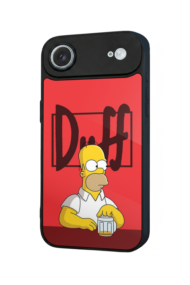 iPhone 17 Air Uyumlu The Simpsons Tasarımlı Glossy Premium Kılıf