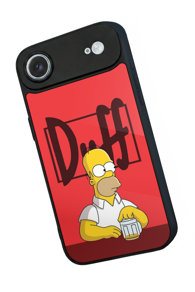 iPhone 17 Air Uyumlu The Simpsons Tasarımlı Glossy Premium Kılıf