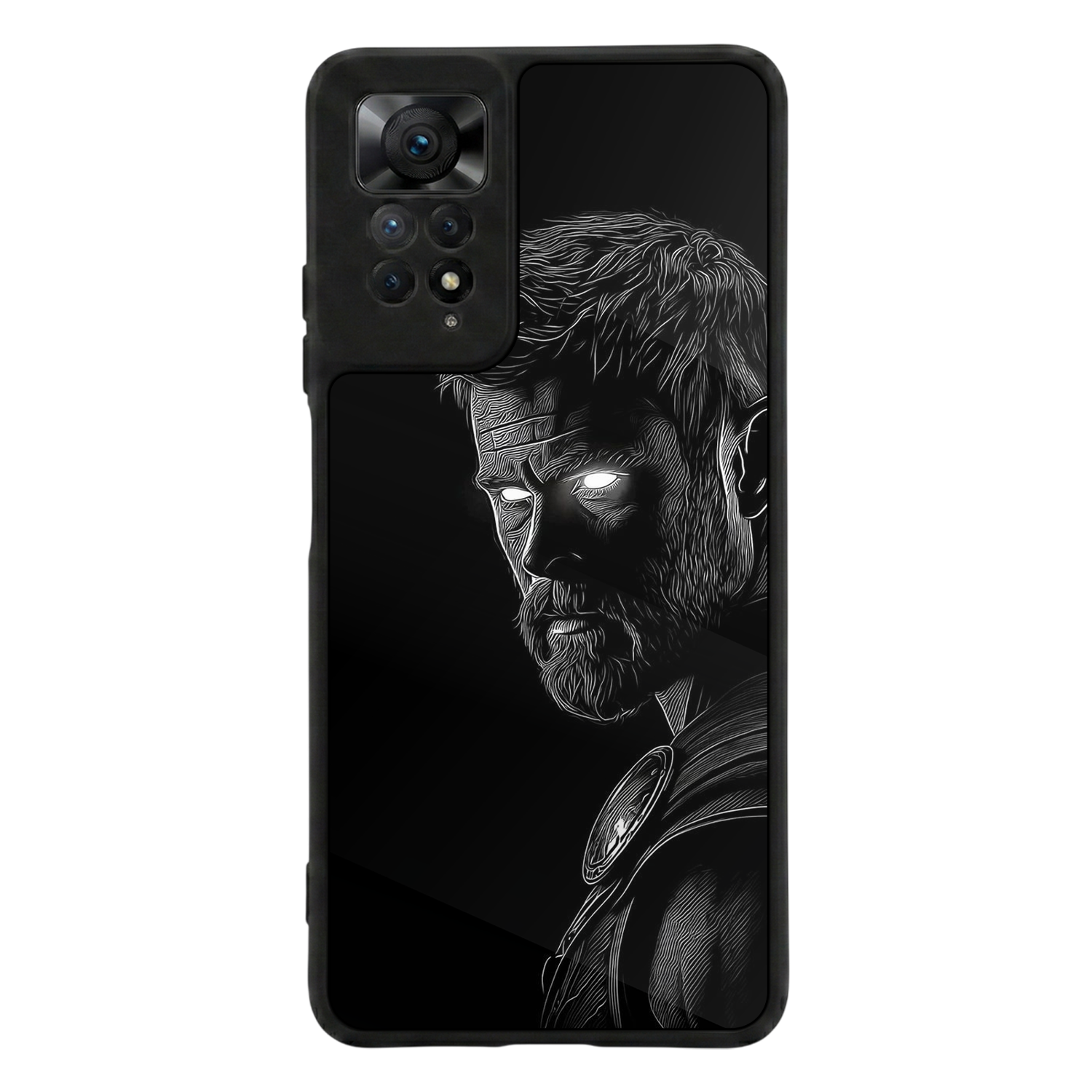 Xiaomi Redmi Note 12 Pro Uyumlu Thor Tasarımlı Glossy Premium Kılıf