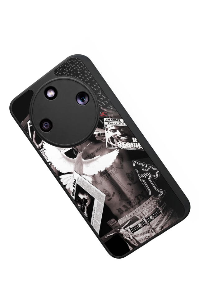 Honor Magic 8 Lite Uyumlu Tupac Tasarımlı Glossy Premium Kılıf
