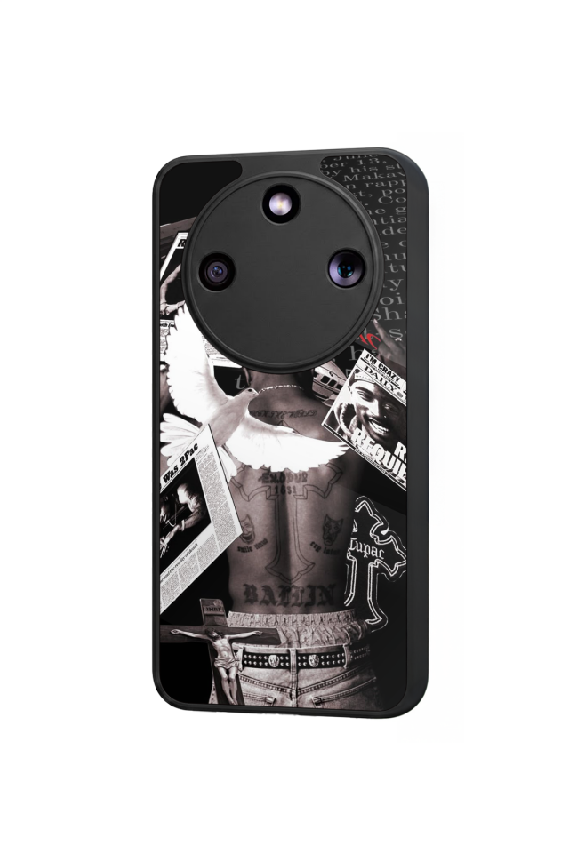 Honor Magic 8 Lite Uyumlu Tupac Tasarımlı Glossy Premium Kılıf