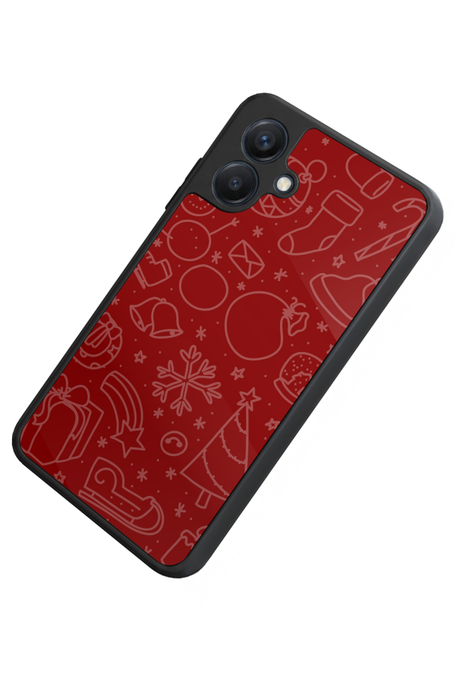 Samsung Galaxy A07 Uyumlu Yilbasi Christmas Tasarımlı Glossy Premium Kılıf