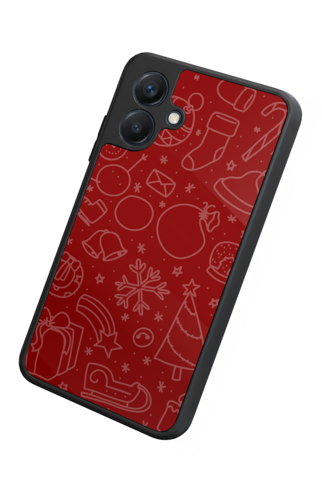 Samsung Galaxy A07 Uyumlu Yilbasi Christmas Tasarımlı Glossy Premium Kılıf
