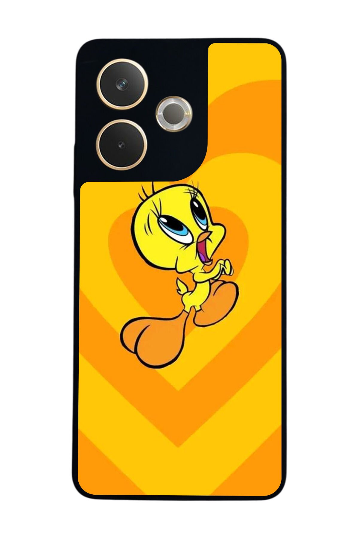 Oppo A5 Pro Uyumlu Tweety Tasarımlı Glossy Premium Kılıf
