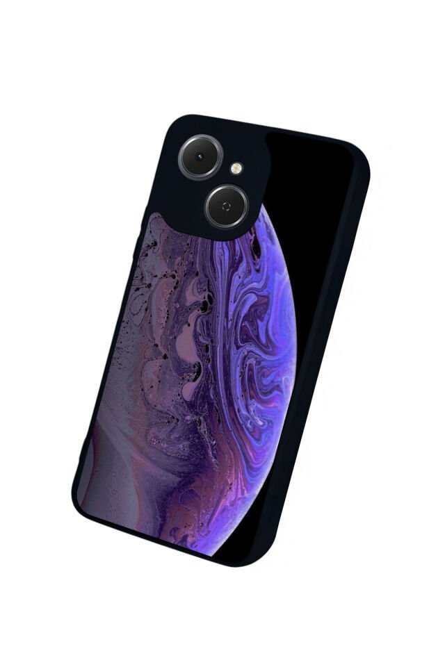 Tecno Spark 40C Uyumlu Ay Tasarımlı Glossy Premium Kılıf