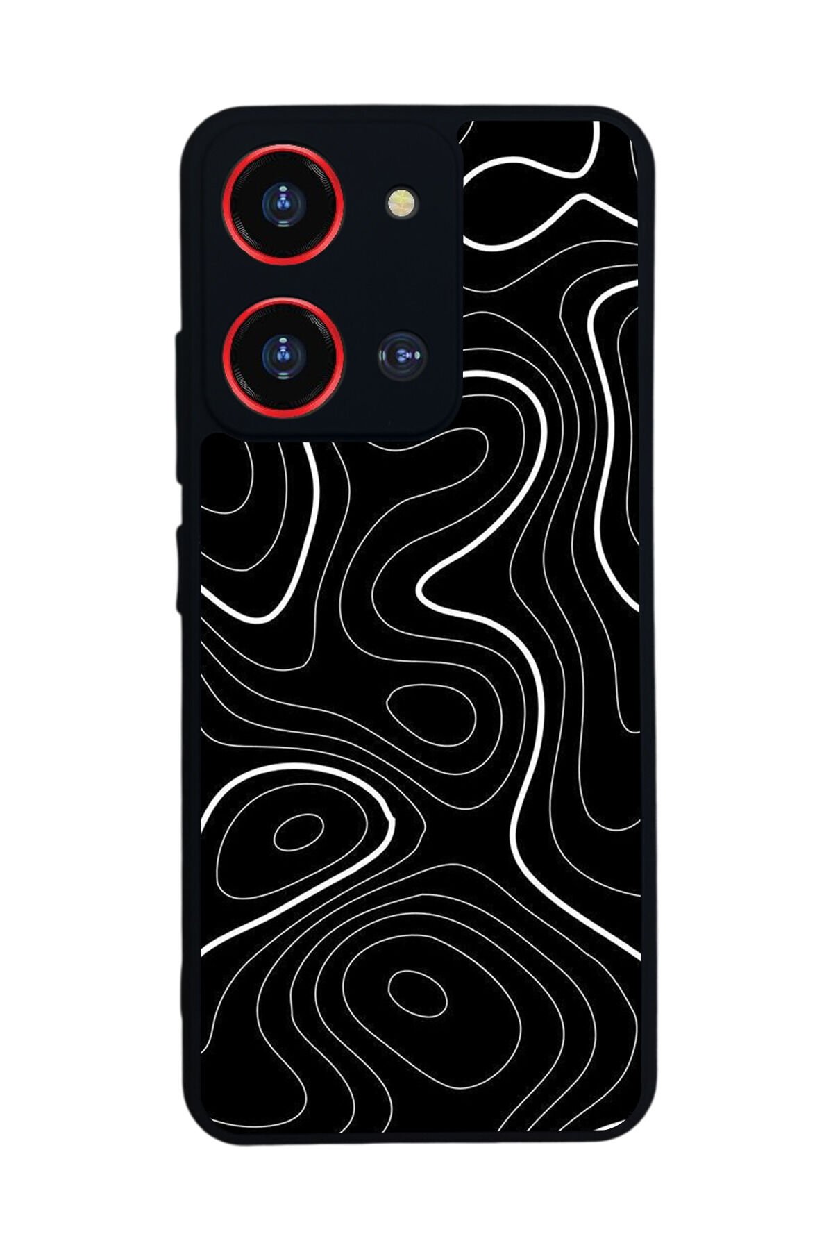 Reeder S19 Max Pro S ZOOM Uyumlu Çizgi Sanatı Tasarımlı Glossy Premium Kılıf