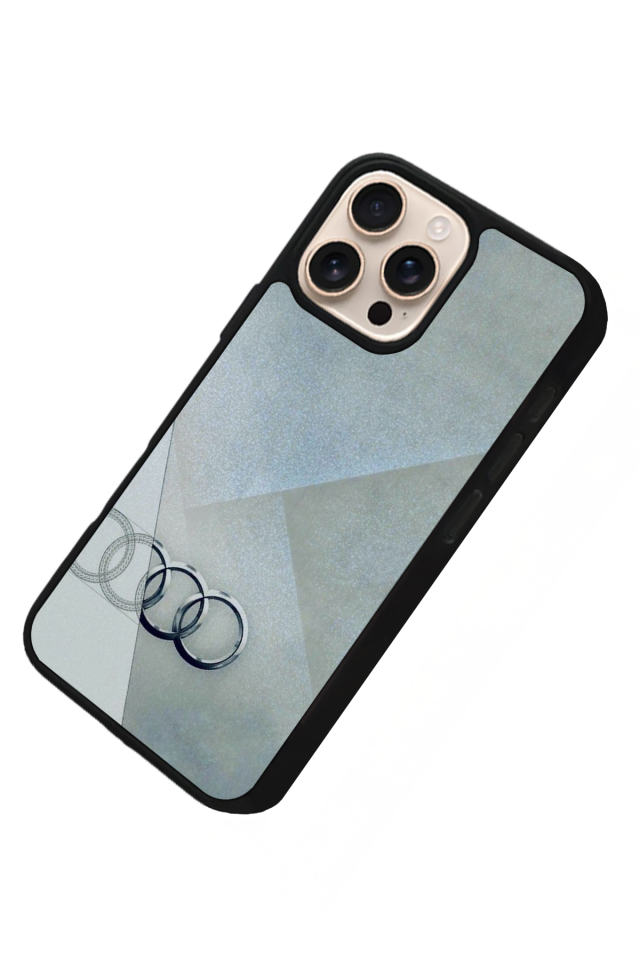 iPhone 16 Pro Uyumlu Audi Tasarımlı Glossy Premium Kılıf