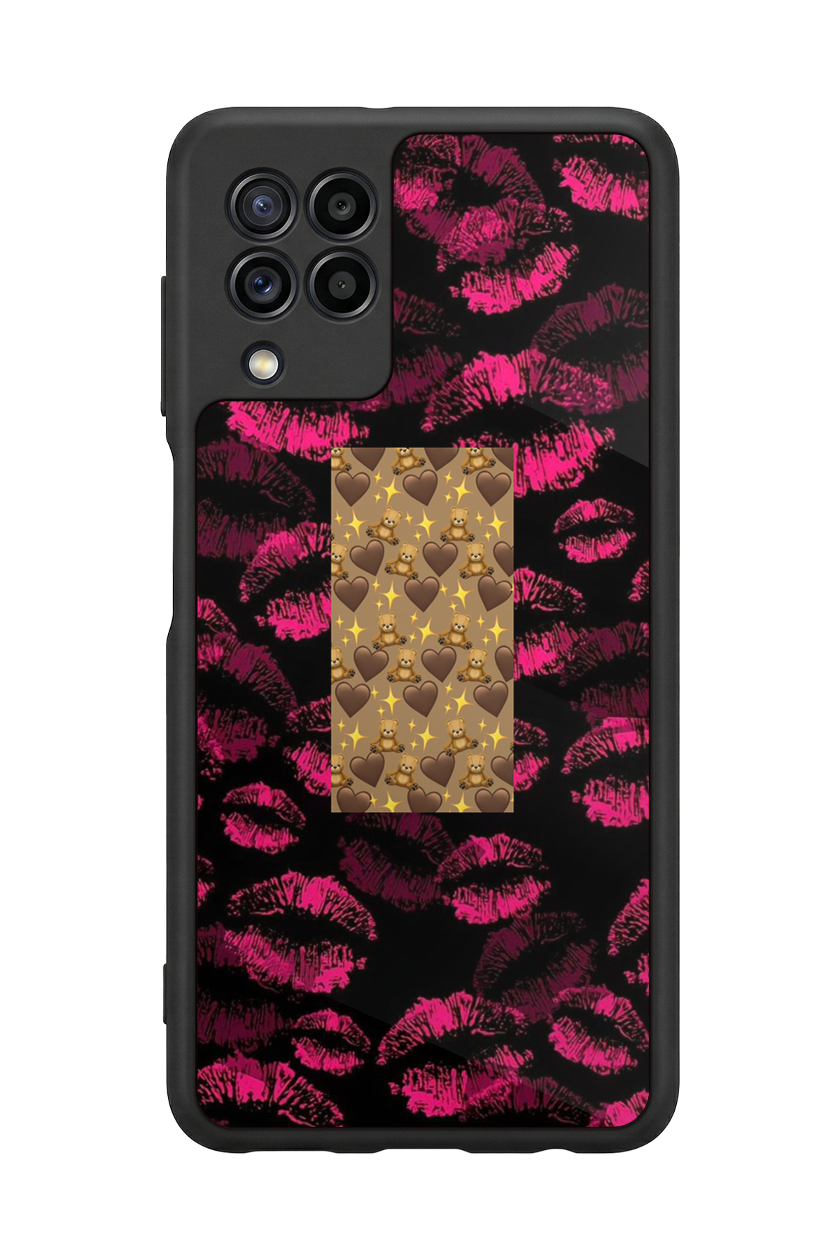 Samsung Galaxy M32 Uyumlu Dudak Tasarımlı Glossy Premium Kılıf