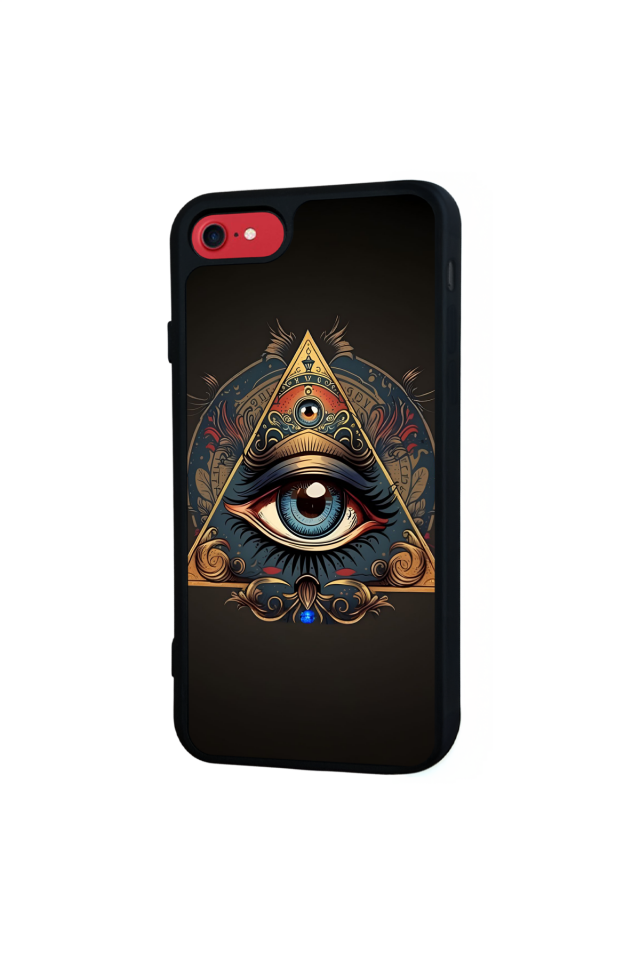 iPhone 8 Uyumlu Göz Tasarımlı Glossy Premium Kılıf