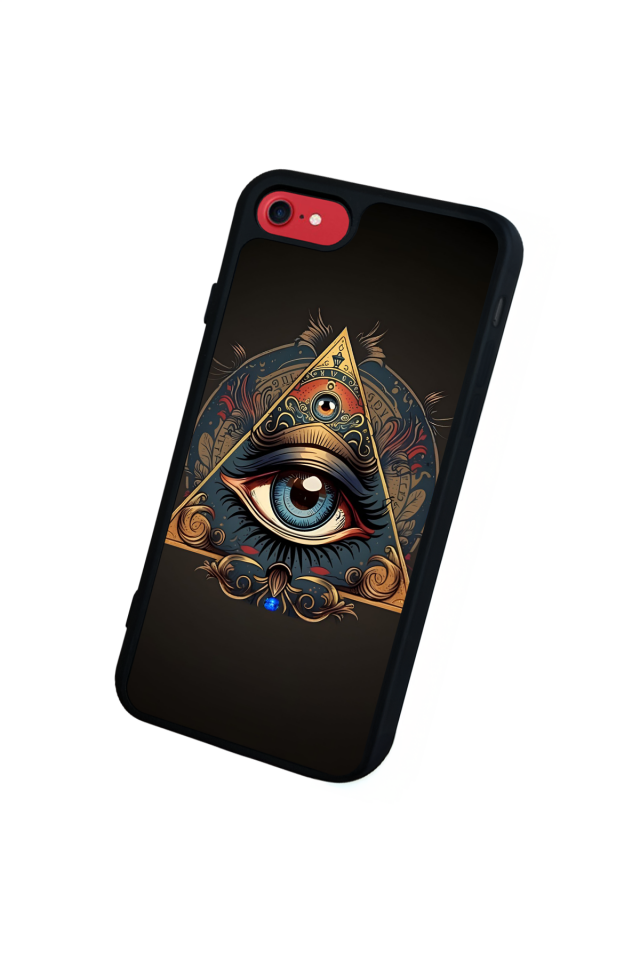 iPhone 8 Uyumlu Göz Tasarımlı Glossy Premium Kılıf