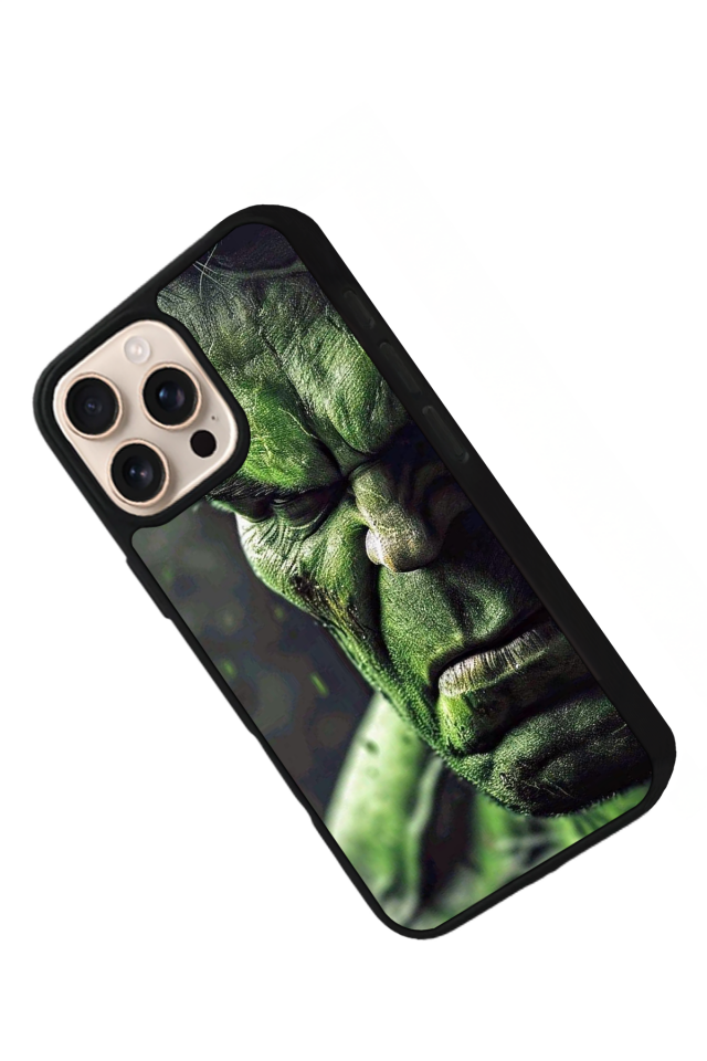 iPhone 15 Pro Uyumlu Hulk Tasarımlı Glossy Premium Kılıf