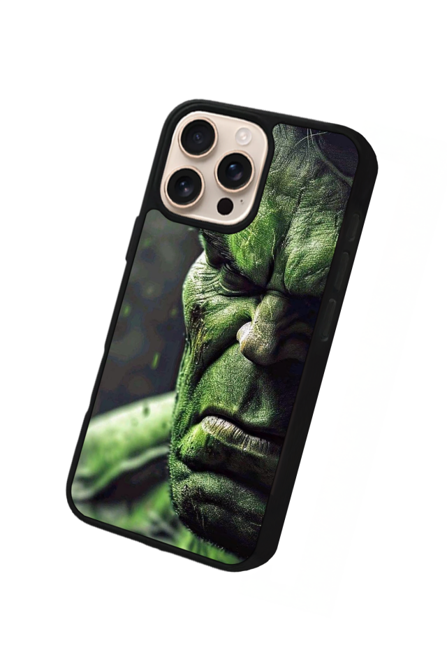 iPhone 15 Pro Uyumlu Hulk Tasarımlı Glossy Premium Kılıf