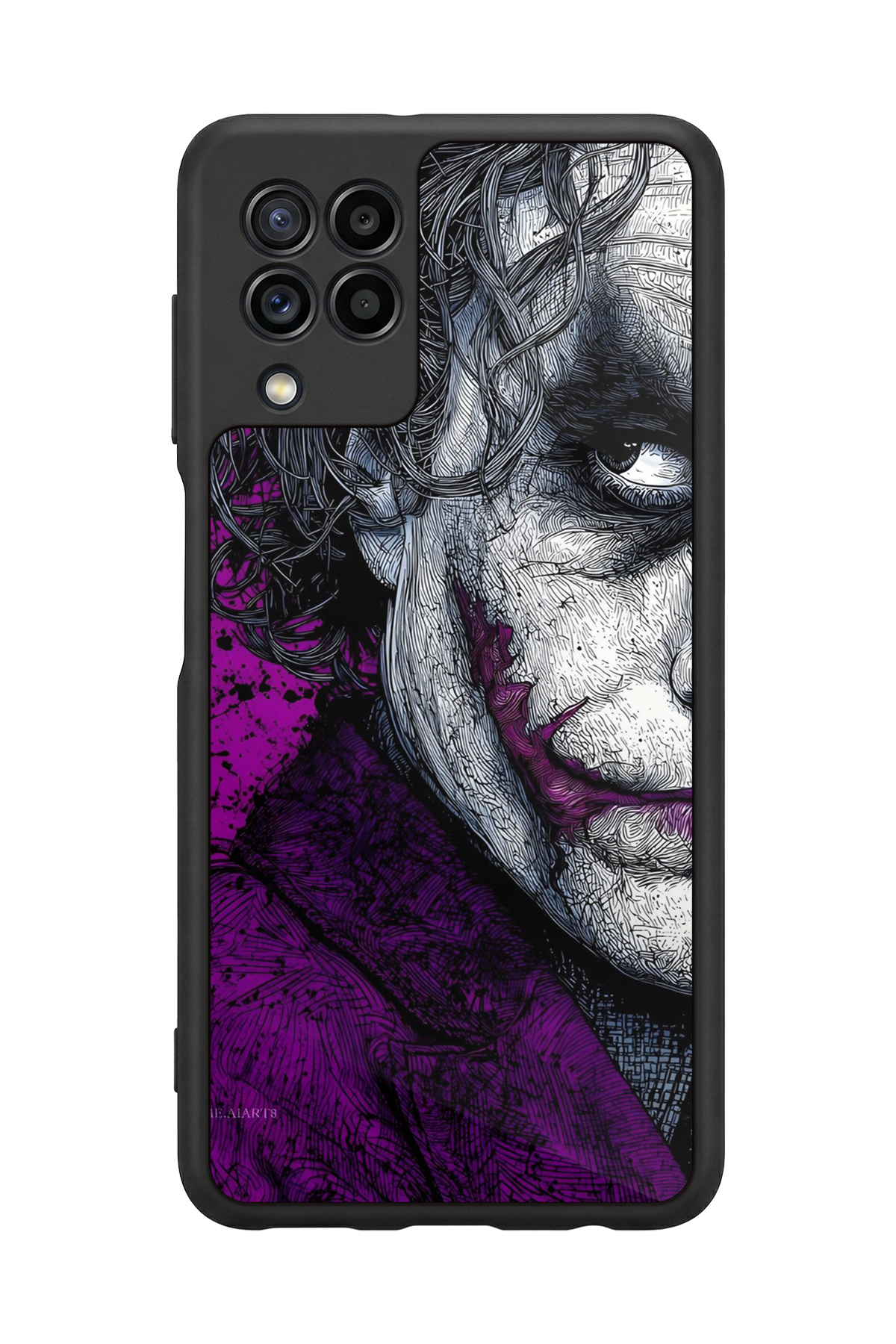 Samsung Galaxy M22 Uyumlu Joker Tasarımlı Glossy Premium Kılıf