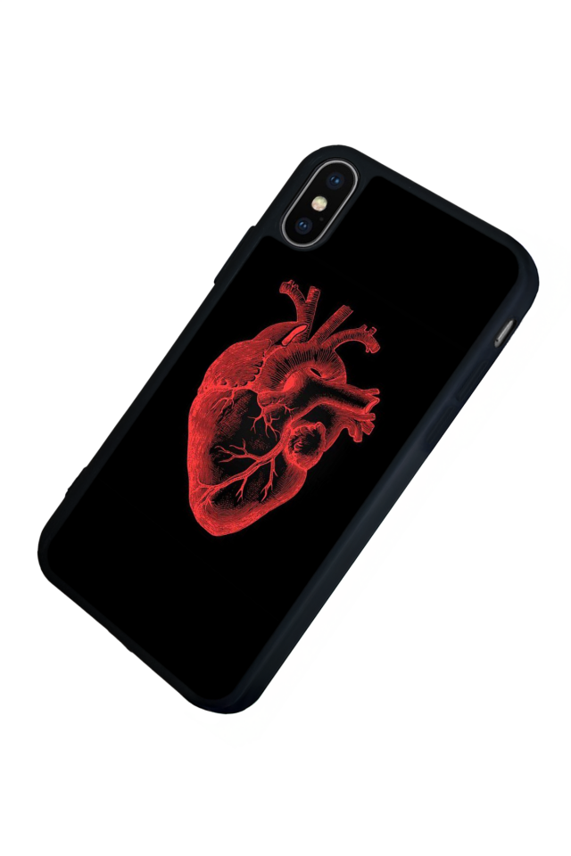 iPhone XS Max Uyumlu Kalp Love Tasarımlı Glossy Premium Kılıf