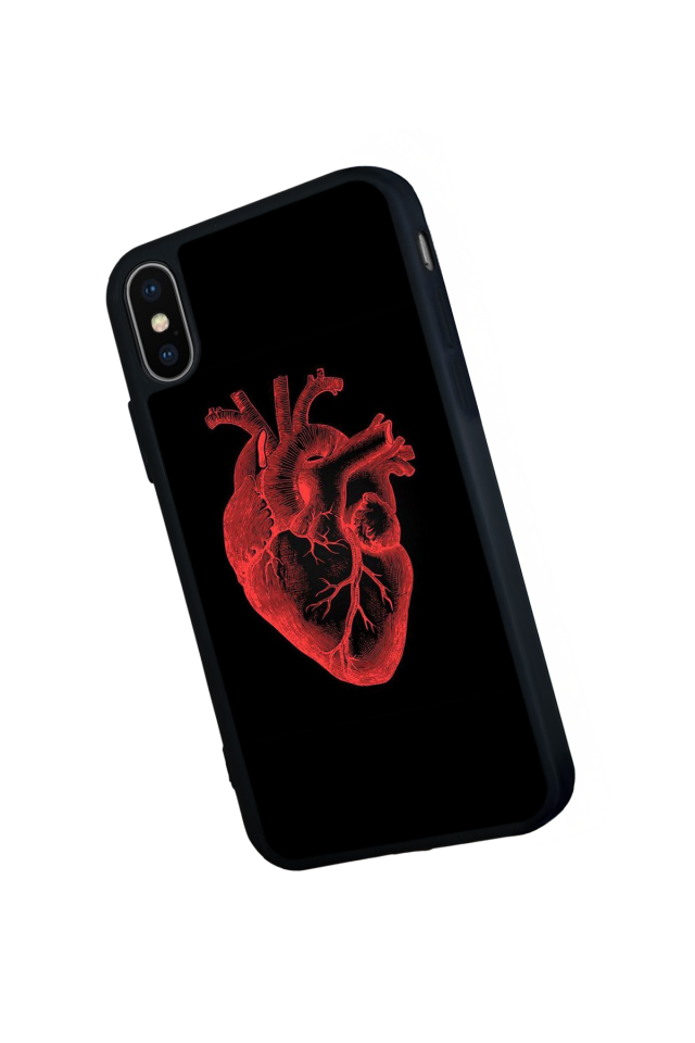 iPhone XS Max Uyumlu Kalp Love Tasarımlı Glossy Premium Kılıf